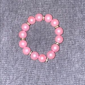 pink bracelet/good condition/worn twice